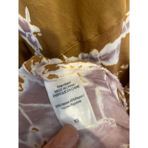 YFB (Revolve) Sweetie Midi Satin Slip Dress YOUNG FABULOUS & BROKE Size XS - Picture 5 of 5